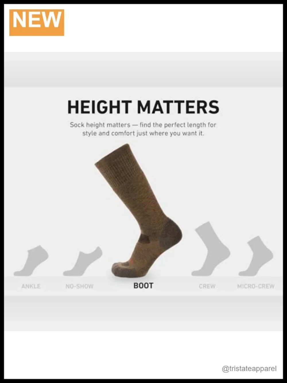 GRIP6 Merino Wool Boot Socks – Hiking Socks Made in USA – Lightweight Warm